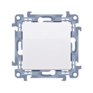 KONTAKT SIMON 10 MODUŁ BIAŁY ŁĄCZNIK KRZYŻOWY BEZ PIKTOGRAMU ZACISKI ŚRUBOWE 10AX 250V
