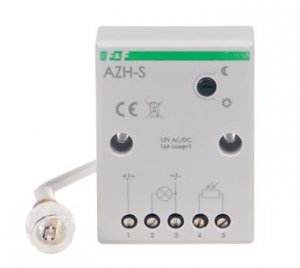 AZH-S12 AUTOMAT ZMIERZCHOWY NT 16A 12V AC IP65 SONDA HERMETYCZNA
