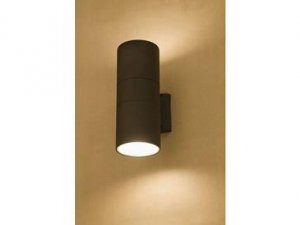 FOG II GRAFITOWY OPRAWA ŚCIENNA KINKIET ELEWACYJNY NT 2X E27/ 25W IP44 ALUMINIUM LAKIEROWANE/ SZKŁO