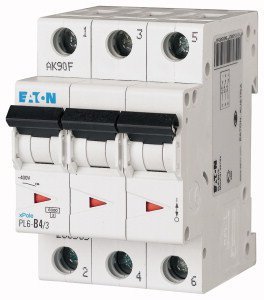 PL6-B 4/3 WYŁĄCZNIK NADPRĄDOWY B 4A 3P 3M 6KA