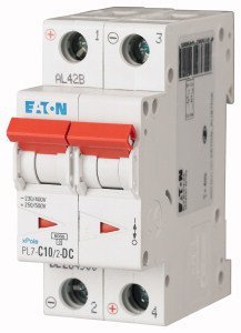 PL7-C10/2-DC WYŁĄCZNIK NADPRĄDOWY C 10A 2P 2M DC 10KA