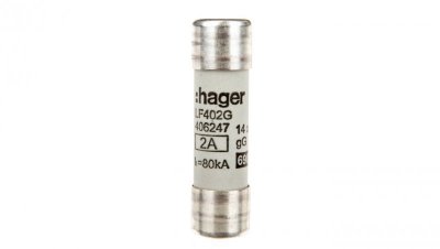 Wkładka bezpiecznikowa BiWtz cylindryczna 14x51mm 2A gG LF402G