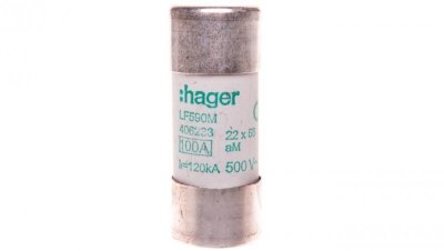 Bezpiecznik cylindryczny 22x58 aM 100A LF590M