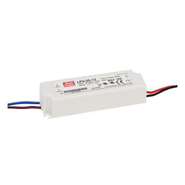 LPV ZASILACZ LED  20W 1.67A 90-264V AC / 12V DC IP67
