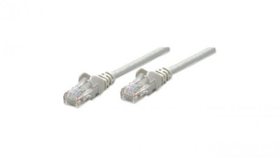 Patch Cord Cat6 UTP 0,5M Szary 100 Miedź 340427