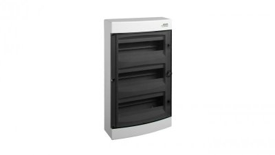 Rozdzielnica mod. 3x12.n/t.transp.IP40 PNS 101502