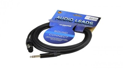 KLOTZ Kabel mikrofonowy XLR (gniazdo) / Jack 6,3mm Stereo (wtyk) 5m