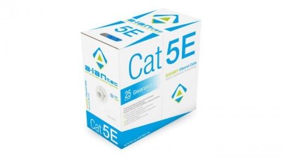 Kabel teleinformatyczny U/UTP kat.5e PVC Eca (NIEBIESKA powłoka) ALANTEC /305m/