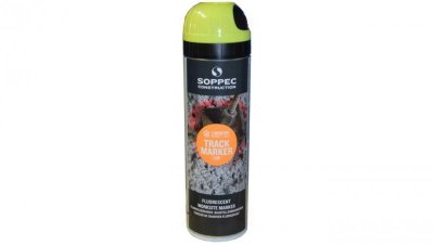 Farba geodezyjna do znakowania spray żółta SOPPEC Track Marker