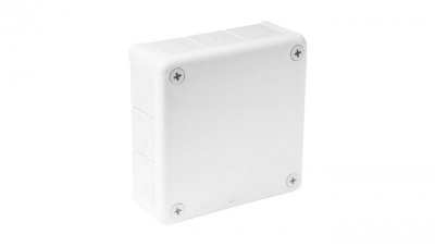 Puszka natynkowa hermetyczna 118x118 biała IP55 /10