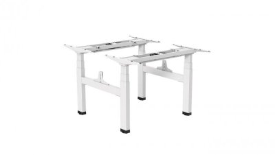 Biurko elektryczne podwójne regulacja wys. Ergo Office, max wys 128cm, max 125kg x2, bez blatu do pracy stojąco siedzącej ER-404