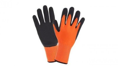 Rękawice Robocze Spieniony Lateks FOAM Sandy wykonane z poliestru, powlekane spienionym lateksem. Rozmiar 10 - XL