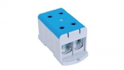 Blok rozdzielczy - odgałęźny 2 - polowy 35-240mm2 niebieski montaż płaski FJ-E240/2/B 1000073
