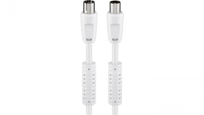 Kabel antenowy (80 dB), filtr ferrytowy, podwójne ekranowanie - Długość kabla 3.5 m