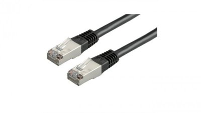 VALUE Kabel krosowy kat. 6 (klasa E) S/FTP (PiMF), czarny, 7 m