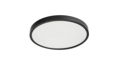 Plafon LED PERETI 24W czarny pierścień 35cm, 4000K barwa neutralna, 2400lm, IP44, 220-240V EDO777614 EDO Solutions