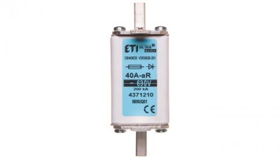 Wkładka bezpiecznikowa NH00 40A aR 690V M00UQ01 004371210