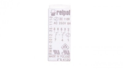 Przekaźnik miniaturowy 2P 110V DC PCB AgNi RM84-2012-35-1110 600339