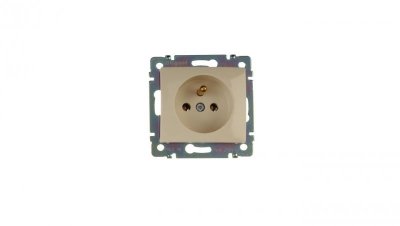 VALENA Gniazdo pojedyncze z/u 16A IP20 kremowe 774398