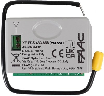 Sterownik/radioodbiornik FAAC XF LC FDS 433-868 MHz (787860)
