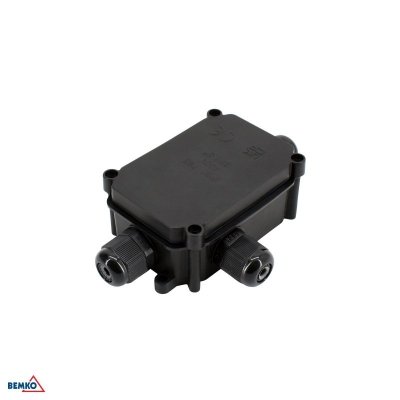 Hermetyczna puszka łączeniowa z dławicami x4 IP66