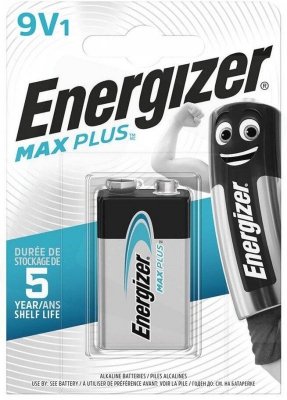 Bateria 6LR61 9 V Energizer Alcaline MAX Plus (blister 1 szt.)