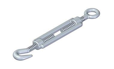 36 ŚRUBA RZYMSKA NAPRĘŻNA DWUSTRONNA M8