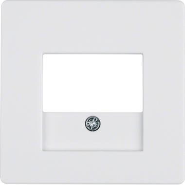 Q.X MODUŁ BIAŁY AKSAMIT PŁYTKA DO GNIAZD HI-FI I TAE