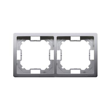 SIMON BASIC STANDARD INOX RAMKA 2X