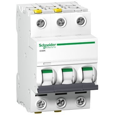 Schneider Electric Wyłącznik nadprądowy Acti9 iC60N-C40-3 C 40A 3-biegunowy, A9F04340