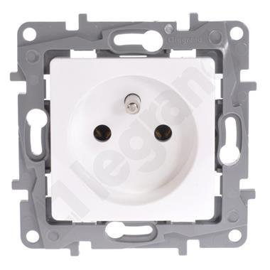 NILOE 2/ ECO MODUŁ BIAŁY GNIAZDO 1X Z/U ZACISKI ŚRUBOWE 16A 250V