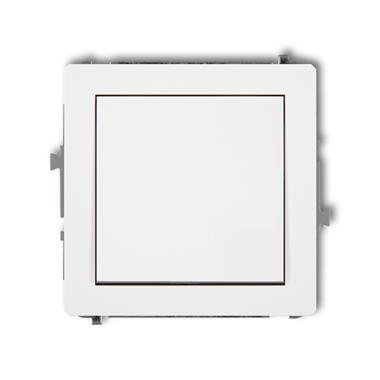 DECO MODUŁ BIAŁY ŁĄCZNIK 1-BIEGUNOWY ZACISKI ŚRUBOWE 10AX 250V