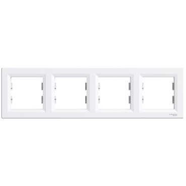 Schneider Electric Asfora, ramka 4-krotna, pozioma, biały, EPH5800421