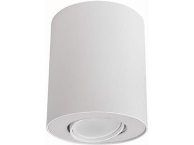 SET BIAŁY OPRAWA SUFITOWA RUCHOMA SPOT TUBA NT 1X GU10/ 10W IP20 STAL LAKIEROWANA