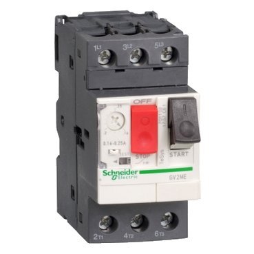Schneider Electric Wyłącznik silnikowy GV2ME z napędem przyciskowym I=0,63-1,0A PL zac skrzynkowe, GV2ME05AP