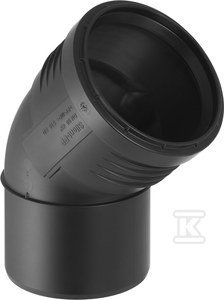 KOLANO SILENT-PP HT 50/45 SANIT.CZARNE