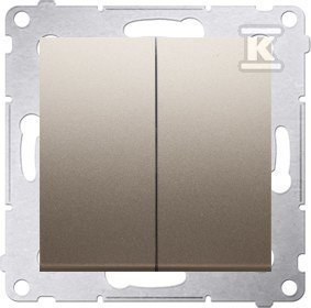 ŁĄCZ.ŚW.+RAM.IP20/44 ZŁOTY MAT SIMON