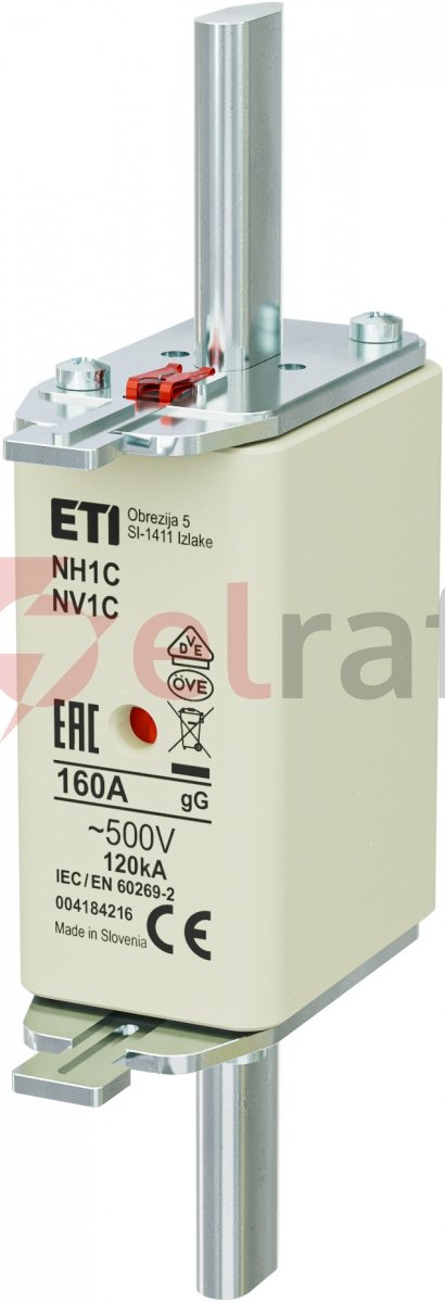 Wkładka bezpiecznikowa NH1C 160A gG 500V 004184216