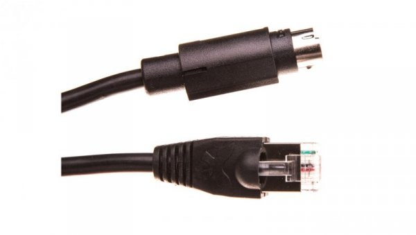 Kabel Mini-Din na RJ45 do PLC Twido 1m czarny TWDXCARJ010