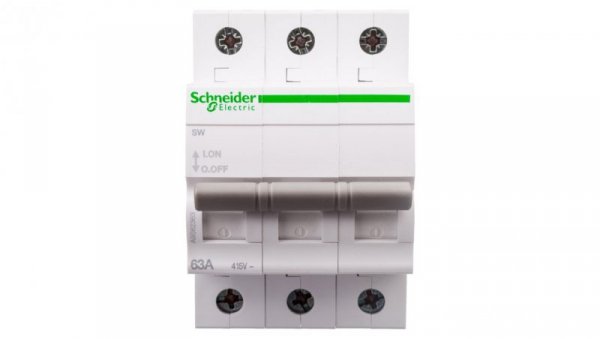 Rozłącznik modułowy 63A 3P SW-63-3 A9S62363