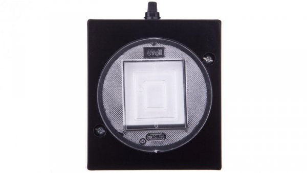 LAMBDA Łącznik hermetyczny pojedynczy IP44 czarny ŁNH-1LC/25