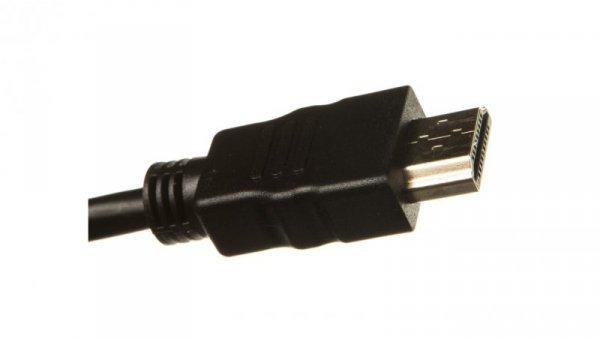 Kabel połączeniowy HDMI Highspeed 1.4 z Eth. GOLD Typ HDMI A/HDMI A, M/M czarny 5m AK-330107-050-S