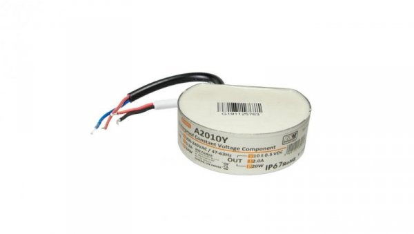 MPL- Zasilacz led 20W 10V DC 2A A2010Y IP67 puszkowy do puszki