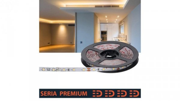 Taśma Premium 12V 60led 3000K SMD2835 (5)