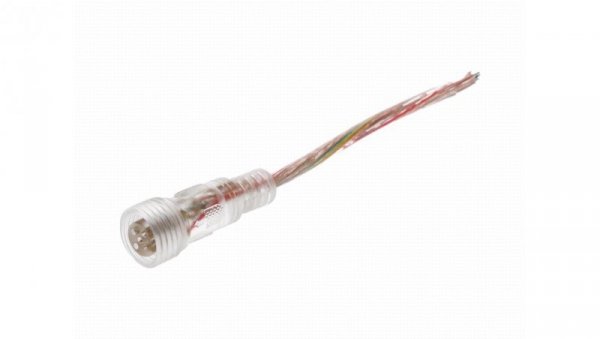 Gniazdo DC hermetyczne Clear RGBW 5-pin 22awg