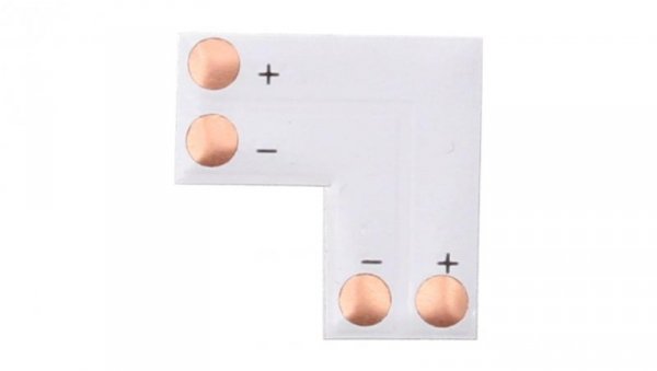 ZŁĄCZKA TAŚMY LED PCB 10mm MONO L