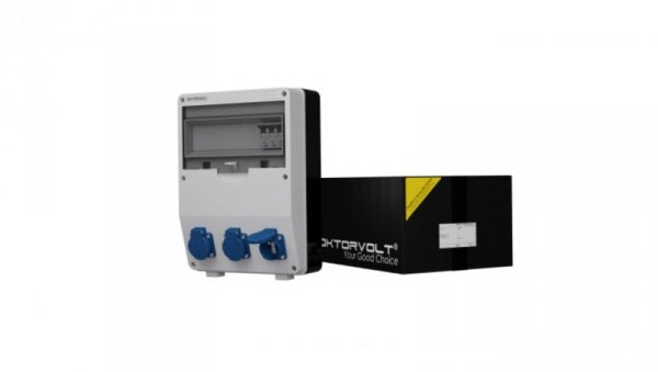 Rozdzielnica budowlana TD-S 3x230V gniazda Mennekes Doktorvolt 9924
