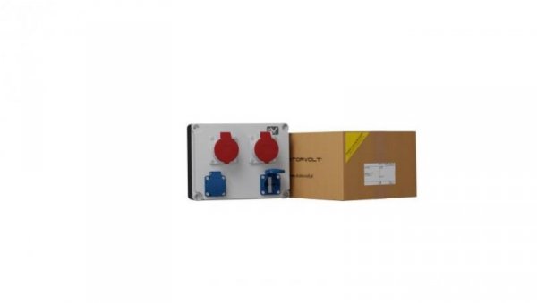 Rozdzielnica budowalana FRED 2x16A 2x230V Schuko Mennekes Doktorvolt 2152