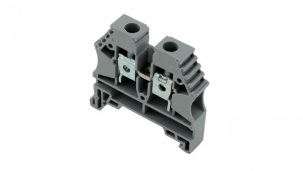 Złączka szynowa 2-przewodowa 6mm2 szara ER6GREY