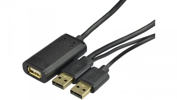 UNITEK Y-278 Kabel przedłużacz aktywny USB 2.0 A (wtyk / gniazdo) 10m ze wzmacniaczem USB